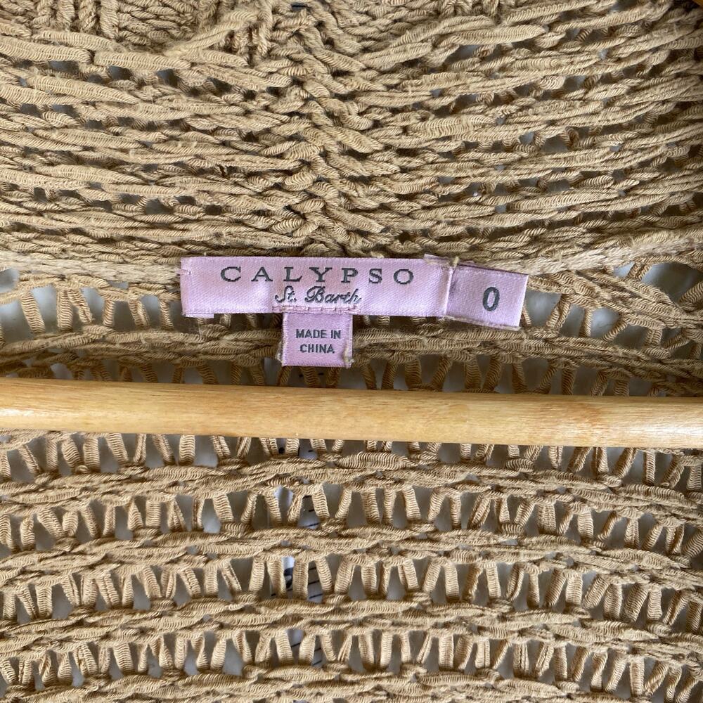 Calypso St Barth Honey Loose Knit Oversized Cardigan Size 0 - Picture 8 of 11